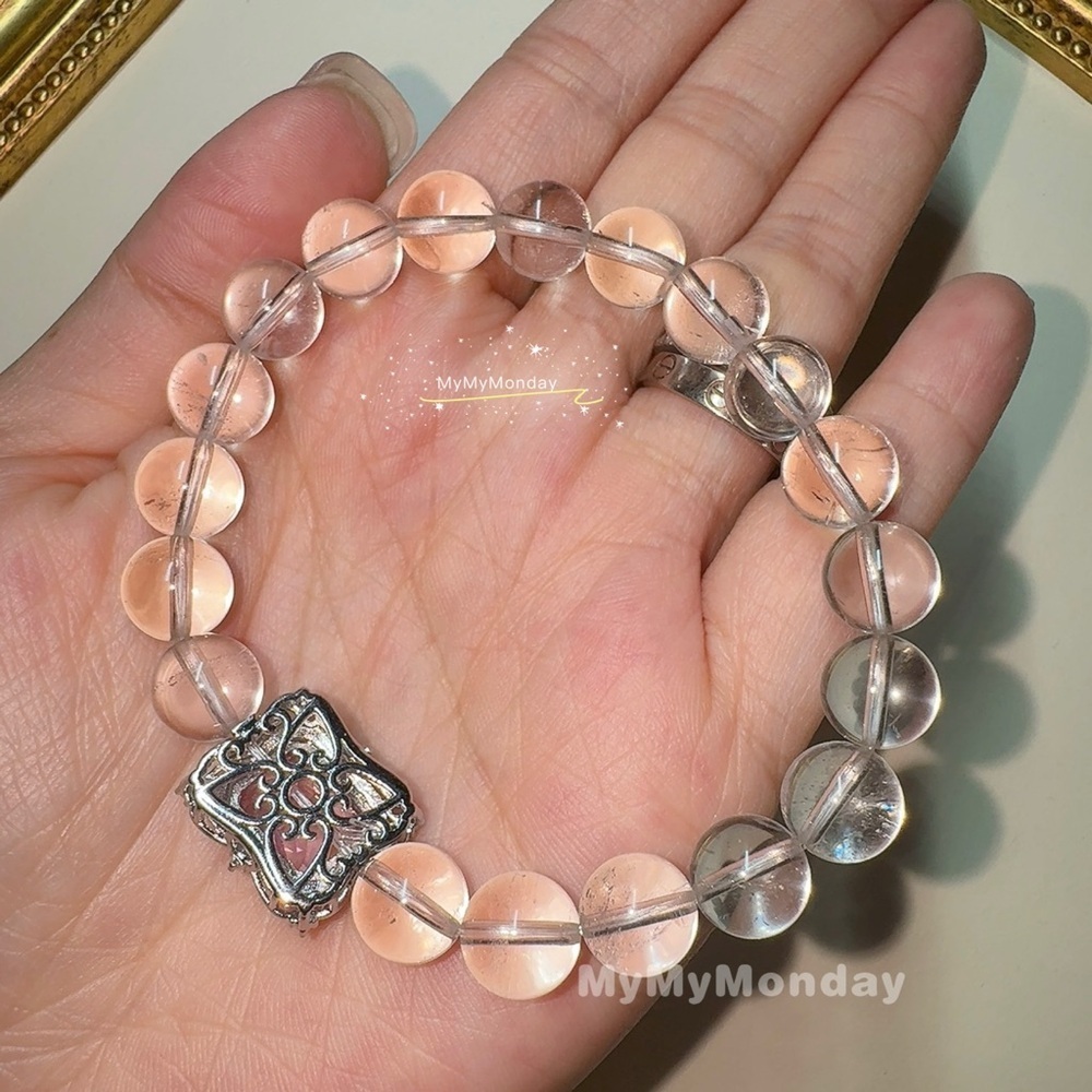 Clear Quartz Bracelet 9mm - Picture 3 of 9